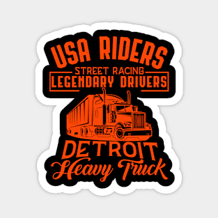 Usa riders street racing legendary drivers Magnet