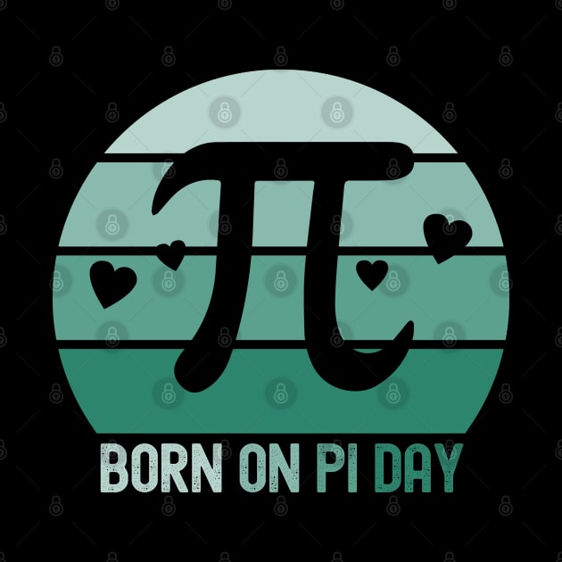 Born On Pi Day Happy Pi Day Birthday Gift Math Equations by Charaf Eddine