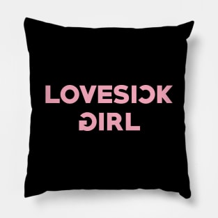 Lovesick Girl Pillow