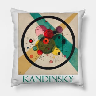 Circles in a Circle by Wassily Kandinsky Pillow