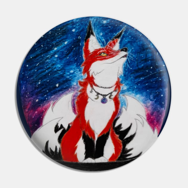 Makka Stargazing Pin by Lycoris ArtSpark