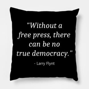 Freedom Of The Press Pillow