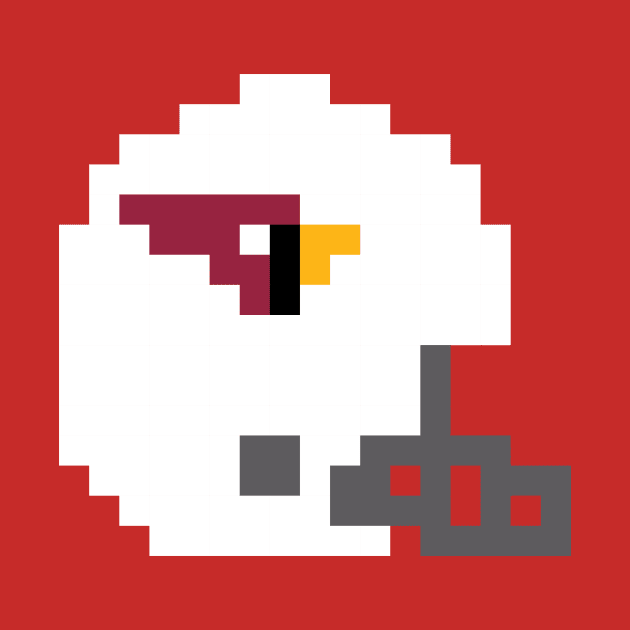 8 Bit Arizona Cardinals Helmet by N8I