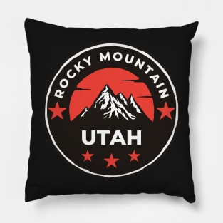 Rocky Mountain Utah - Travel Pillow