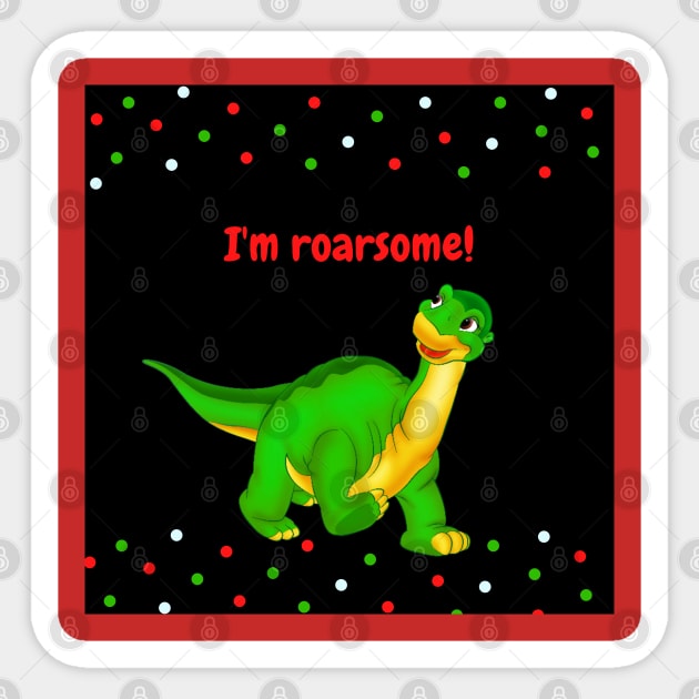 I Am Roarsome Dinosaur Graphic by Frizz and Forge Design