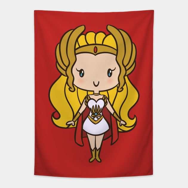 She-ra - Lil' CutiE Tapestry by Ellador