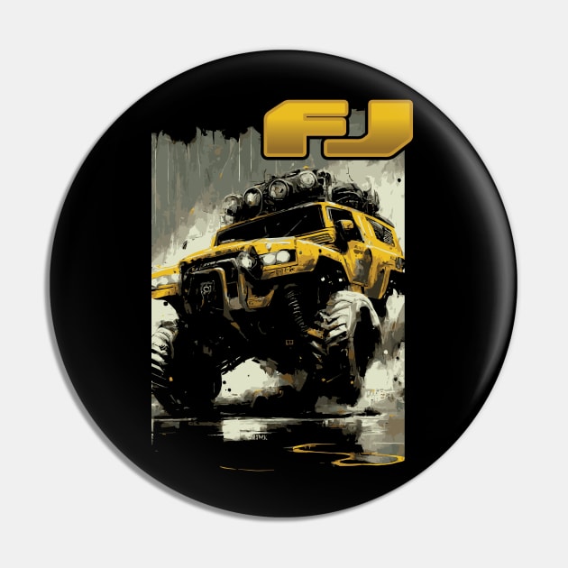 FJ Cruiser Pin by SharpGraphix