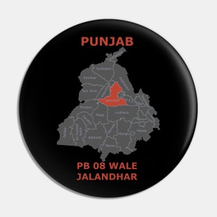 PB 08 Wale Jalandhar Pin