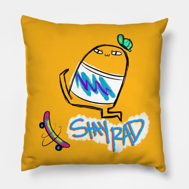 Rad Bingus Pillow by 8bitWitch