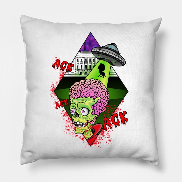 ACK ACK ACK Pillow by art_of_josh