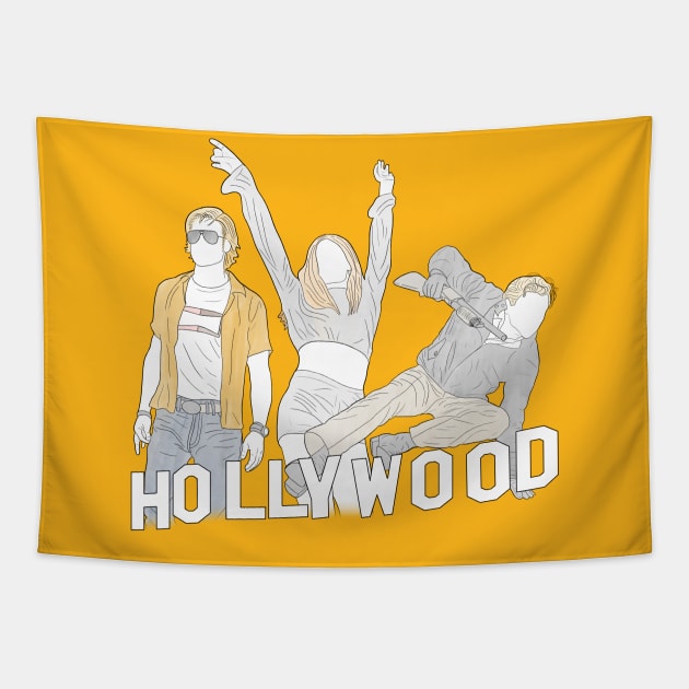 Hollywood Fable Tapestry by IchnyTee