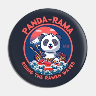 Kawaii Panda Meets Ramen Paradise Pin