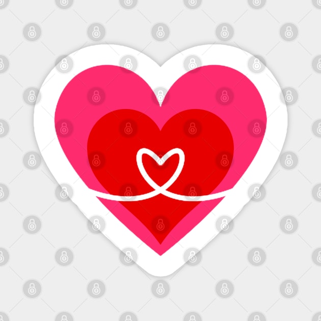 Warm Gift Heart Shape Magnet by GoodyL