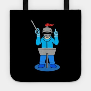 Funny music conductor knight Tote