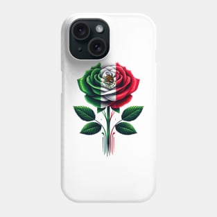 Mexico Flag Rose Mexican Independence Day Women Girls Kids Phone Case