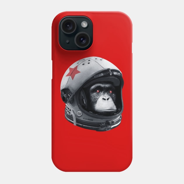 Astro Chimp Phone Case by StevenToang