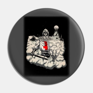 Undead crusaders Pin