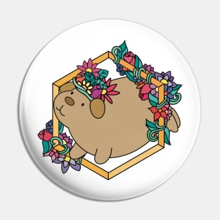 Hippy dippy dog Pin