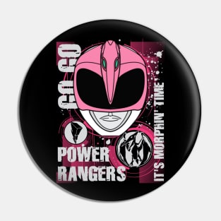 It's Morphin' Time Pink Ranger, MMPR Pin