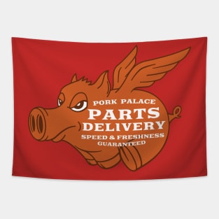 Pete's Pork Palace Delivery Service Tapestry