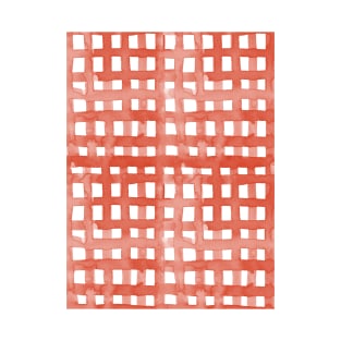 Watercolor grid - orange T-Shirt