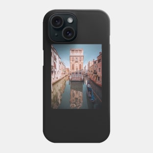 Gondola in the canal in Venice, Italy Phone Case