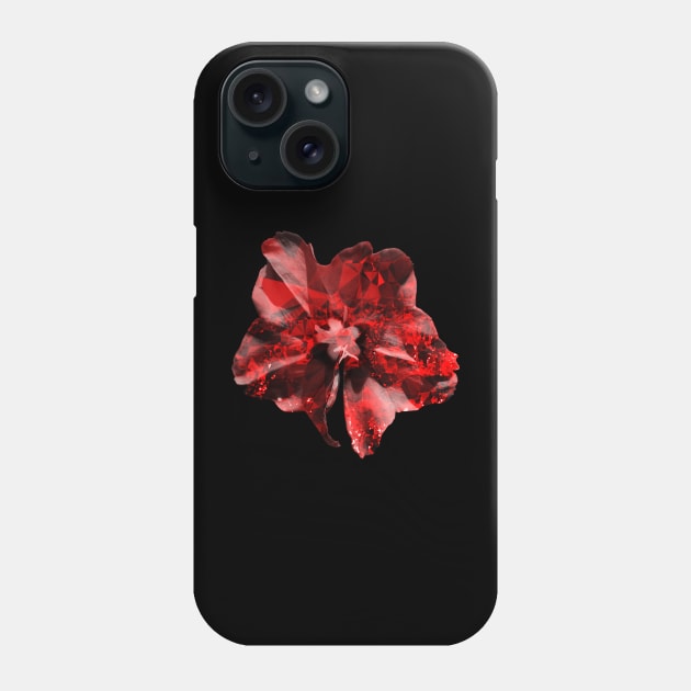 ruby flower Phone Case by Geomhectic
