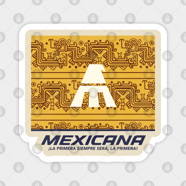 Mexicana Airlines - Defunct Airline Mexico Central America Aviation Magnet by darklordpug