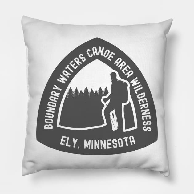 BWCA Boundary Waters Canoe Area Pillow by In-Situ