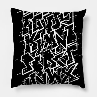 Graffiti Alphabet #9 Pillow