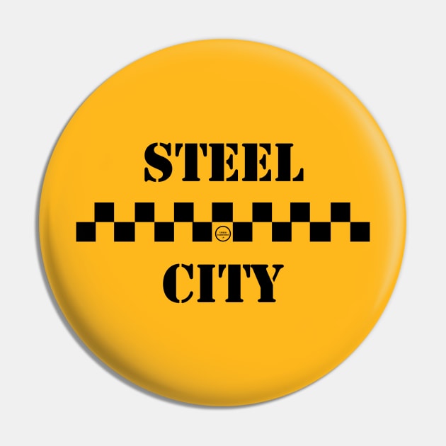 Steel City - Black Pin by YinzerTraditions