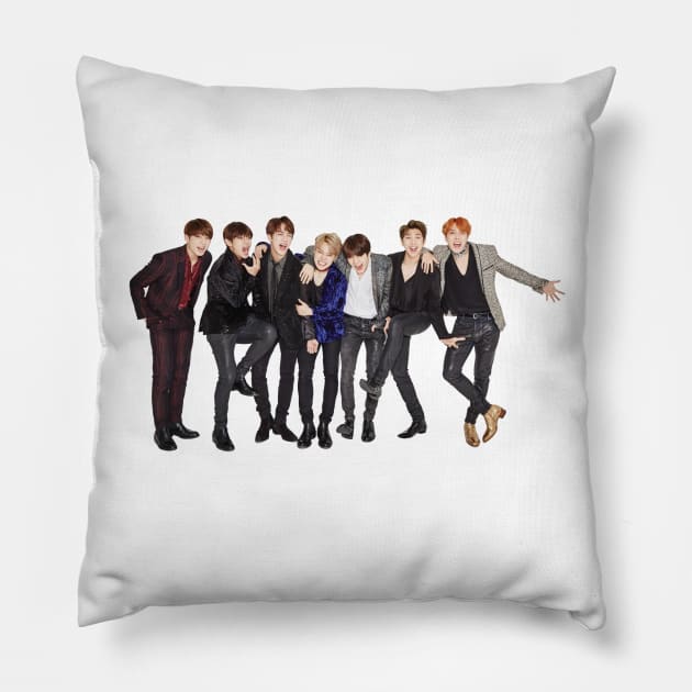 Bangtan Boys Pillow by tachibonbons