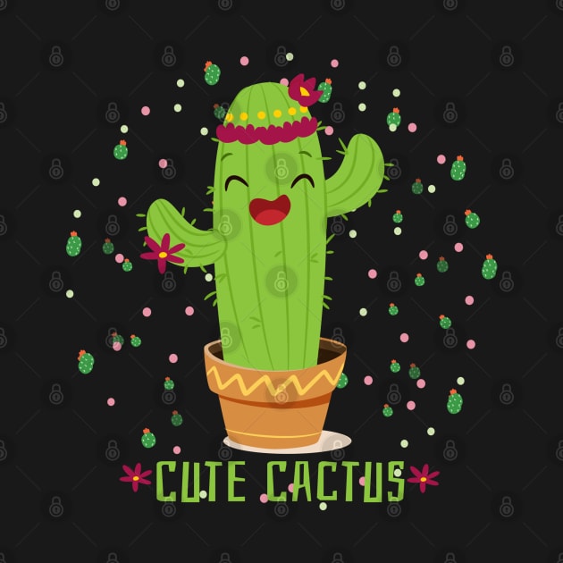 Cute Cactus Lover Cacti Funny T-Shirts for women and girls by artab