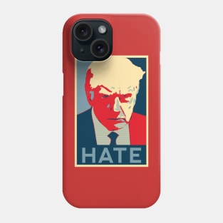 Trump mug shot Obama HOPE poster style Phone Case