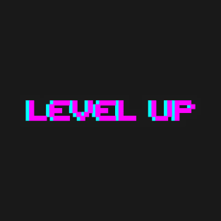 Level Up -Purple Bold T-Shirt