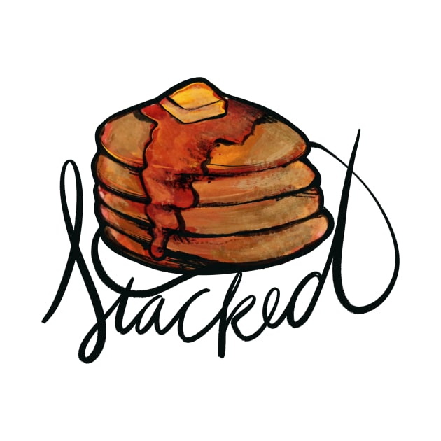 Stacked Funny Pancakes by bubbsnugg