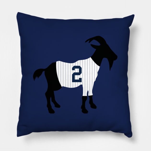 Derek Jeter GOAT Pillow by cwijeta