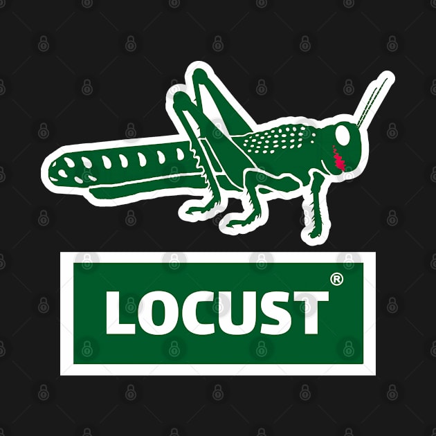 Bootleg Parody Brand "LOCUST" by SPACE ART & NATURE SHIRTS 