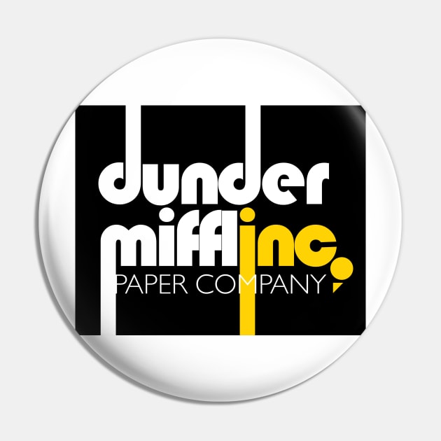 Dunder Mifflin Bauhaus Pin by mattskilton