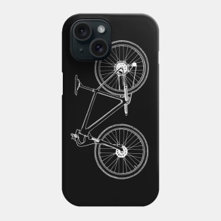 MTB white drawing Phone Case