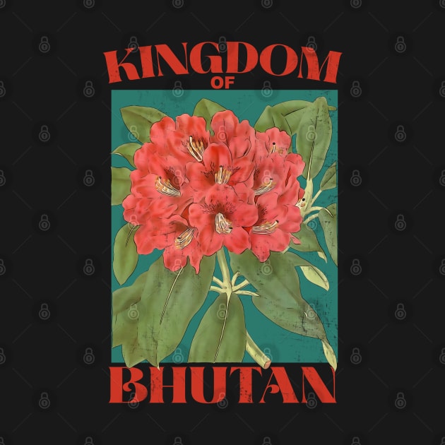 Kingdom of Bhutan Floral by Pico Originals