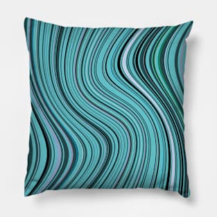 Flow - Teal Pillow