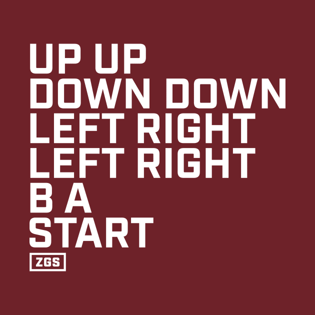 Up Up Down Down Left Right Left Right B A Start by ZeroGameSense