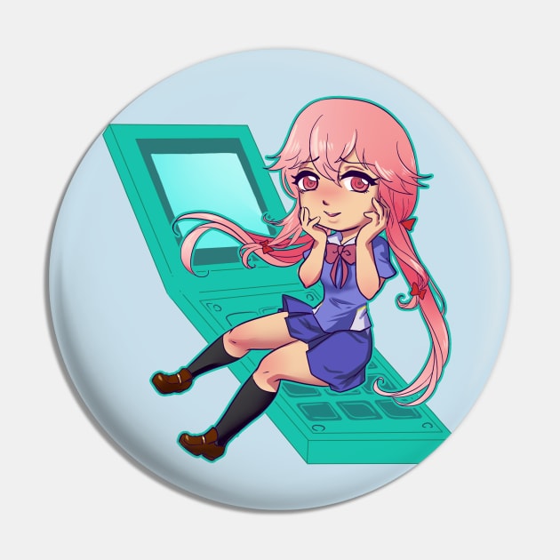 Gasai Yuno Pin by MeikosArt