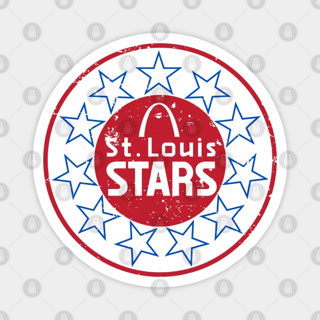 1968 St Louis Stars Vintage Soccer Magnet by ryanjaycruz