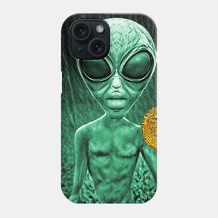 Alien Bitcoin Collectors Mars Invasion Sci-fi Phone Case