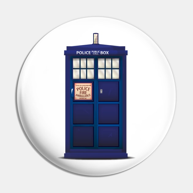 Police Call Box Pin by nickemporium1