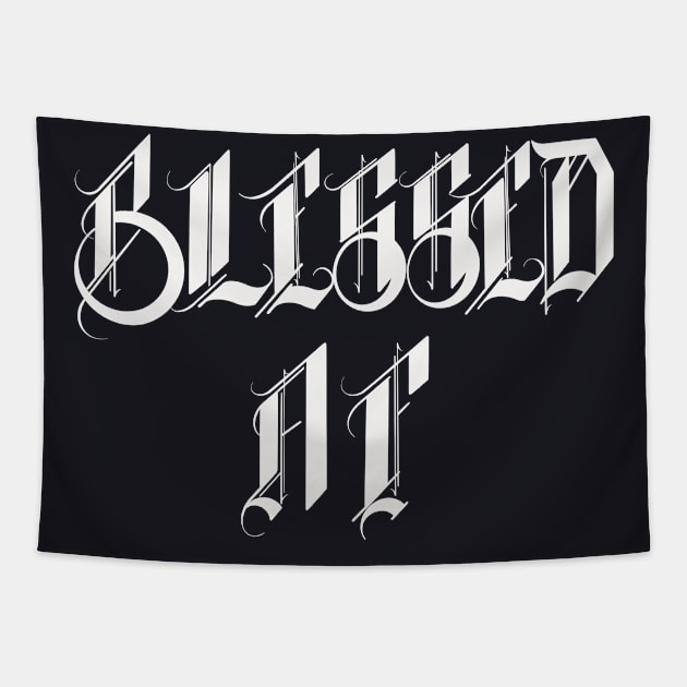 Blessed AF Tapestry by Twisted Teeze 