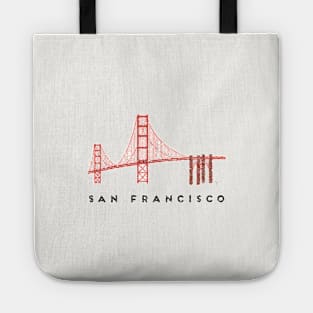 Golden Gate Bridge 2, San Francisco, California Tote