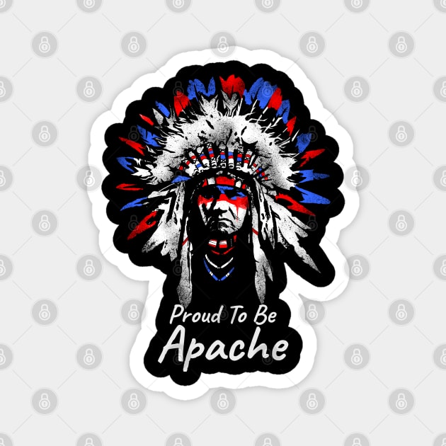 Proud To Be Apache Magnet by Styr Designs